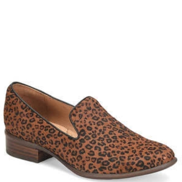 NEW Sofft Womens Animal Print Comfort Loafer Slip on shoes sz 6M - Picture 1 of 11